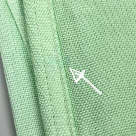 NWT SANDRO Gradient Effect Straight Leg Jean Sz 2 Green - Picture 10 of 13